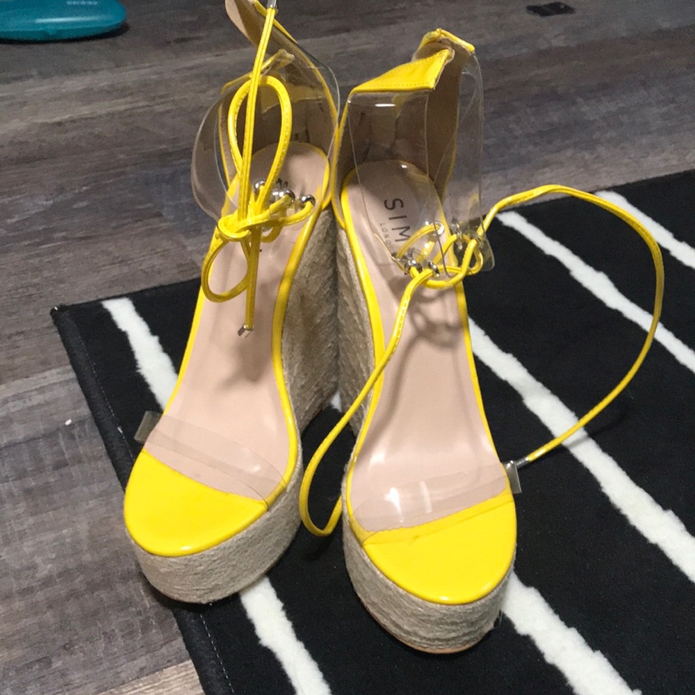 Gold Wedge Heels *MUST GO**